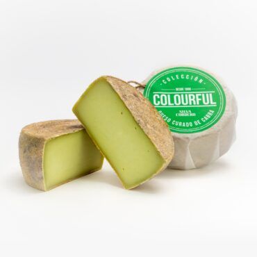 Queso de cabra con Cártamo y Espirulina