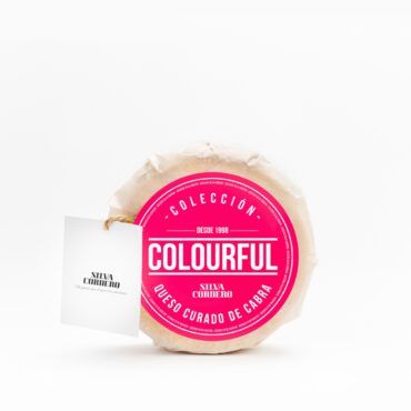 Queso curado de Cabra aromatizado con Carmín